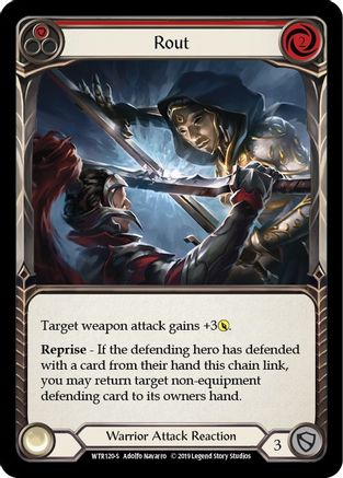 Rout (WTR120) (1st Edition) Rainbow Foil - Welcome to Rathe