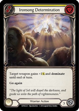 Ironsong Determination (WTR122) 1st Edition - Welcome to Rathe