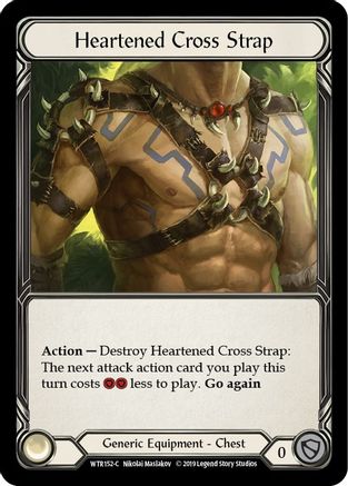 Heartened Cross Strap (WTR152) 1st Edition Cold Foil - Welcome to Rathe