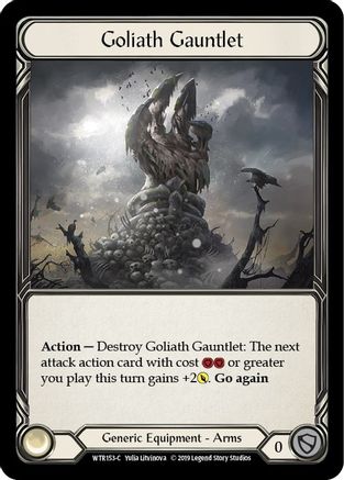 Goliath Gauntlet (WTR153) (1st Edition) Cold Foil - Welcome to Rathe