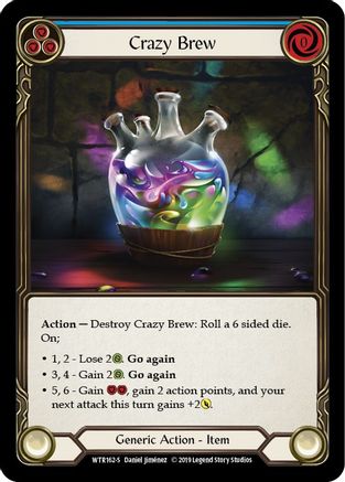 Crazy Brew (WTR162) 1st Edition Rainbow Foil - Welcome to Rathe