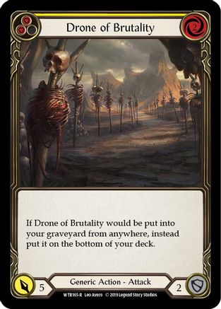 Drone of Brutality (Yellow) (WTR165) Unlimited Edition - Welcome to Rathe
