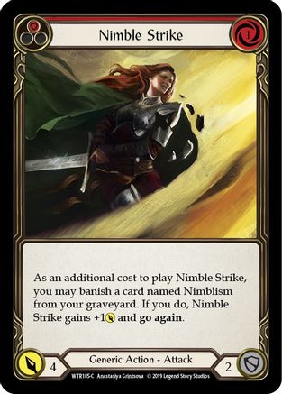 Nimble Strike (Red) (WTR185) (1st Edition) - Welcome to Rathe