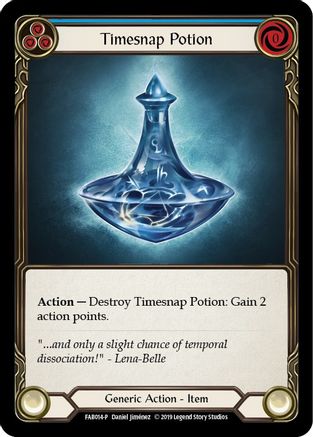 Timesnap Potion - FAB014 (FAB014) 1st Edition Cold Foil - Flesh and Blood: Promo Cards