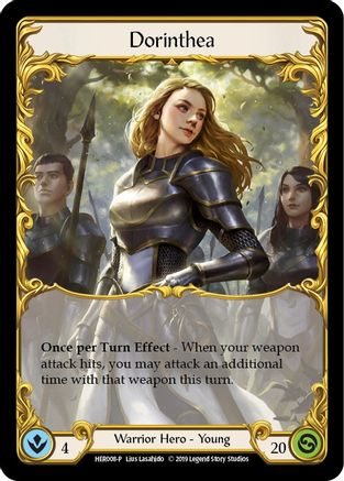 Dorinthea - HER008 (HER008) 1st Edition Rainbow Foil - Flesh and Blood: Promo Cards