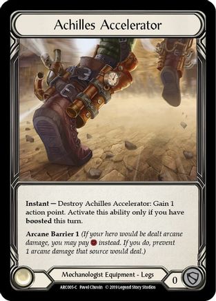 Achilles Accelerator (ARC005) (1st Edition) - Arcane Rising