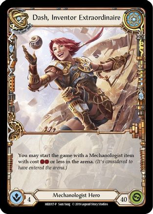 Dash, Inventor Extraordinaire (Rainbow) - HER017 (HER017) 1st Edition Rainbow Foil - Flesh and Blood: Promo Cards