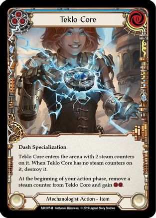 Teklo Core (ARC007) 1st Edition Rainbow Foil - Arcane Rising