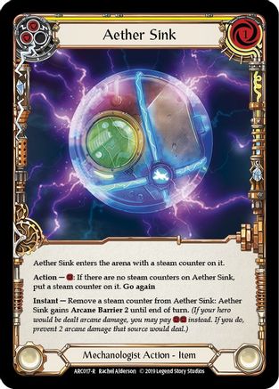 Aether Sink (ARC017) (1st Edition) Rainbow Foil - Arcane Rising