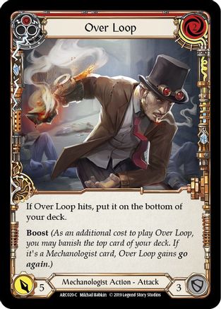 Over Loop (Red) (ARC020) (Unlimited Edition) - Arcane Rising