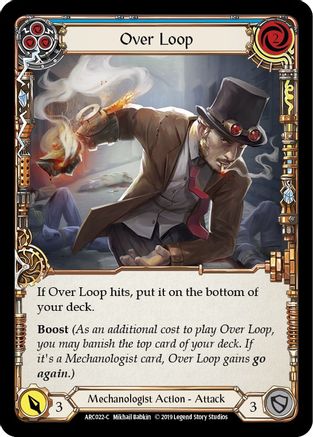 Over Loop (Blue) (ARC022) (Unlimited Edition) - Arcane Rising