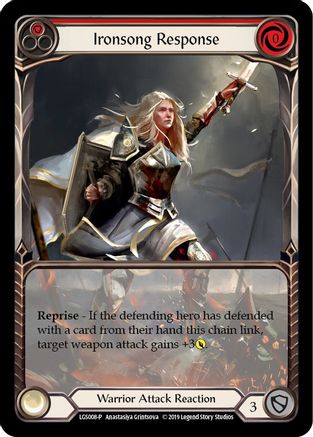 Ironsong Response (Red) (LGS008) (1st Edition) - FaB Promos