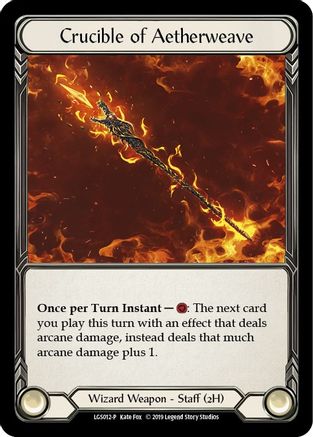 Crucible of Aetherweave (LGS012) (1st Edition) Cold Foil - FaB Promos