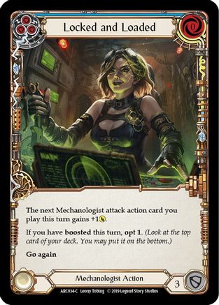 Locked and Loaded (Blue) (ARC034) (Unlimited Edition) Rainbow Foil - Arcane Rising