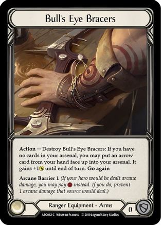 Bull's Eye Bracers (ARC042) (1st Edition) - Arcane Rising