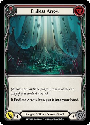 Endless Arrow (ARC045) (Unlimited Edition) Rainbow Foil - Arcane Rising