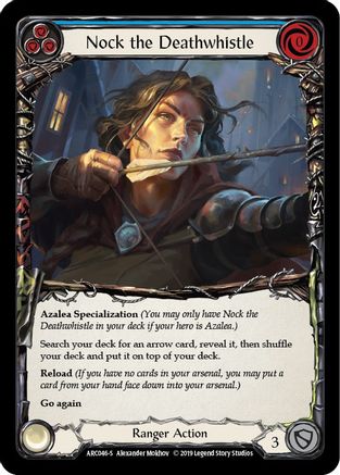 Nock the Deathwhistle (ARC046) Unlimited Edition Rainbow Foil - Arcane Rising