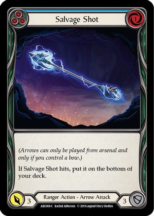 Salvage Shot (Blue) (ARC068) (1st Edition) - Arcane Rising