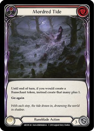 Mordred Tide (ARC081) 1st Edition Rainbow Foil - Arcane Rising