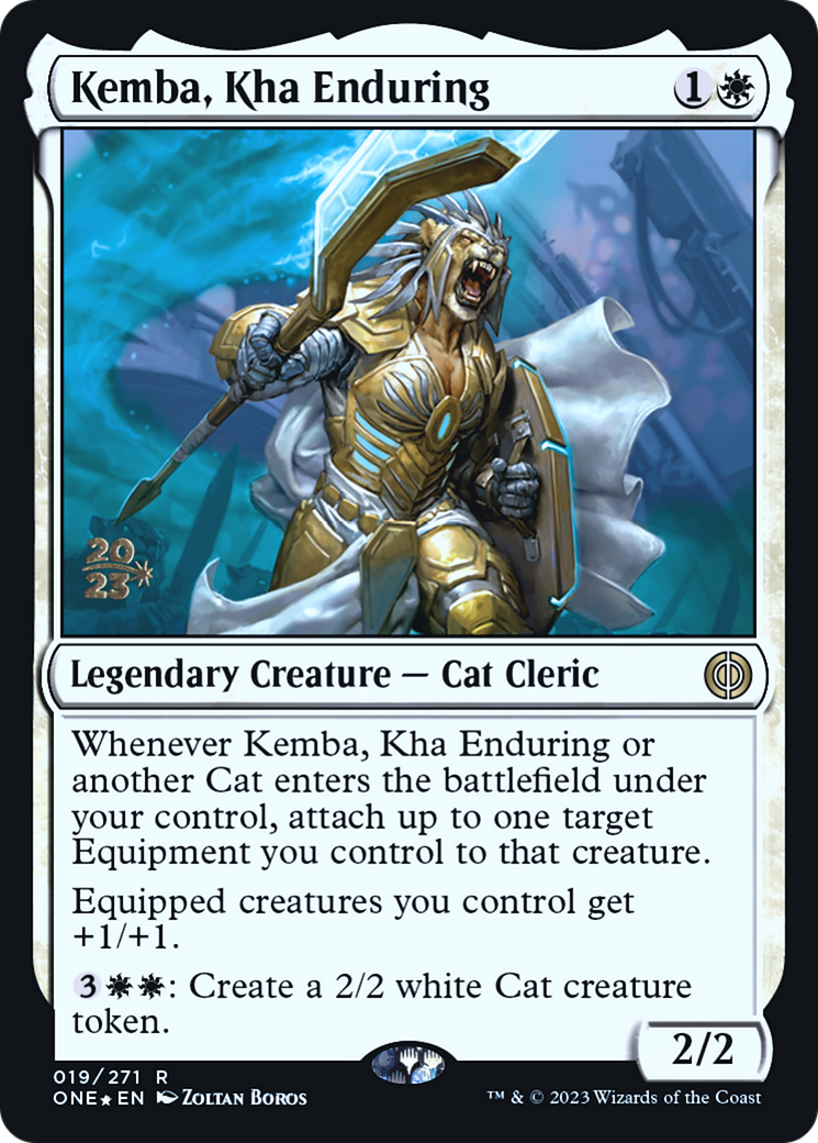 Kemba, Kha Enduring (019) Foil - Phyrexia: All Will Be One Promos