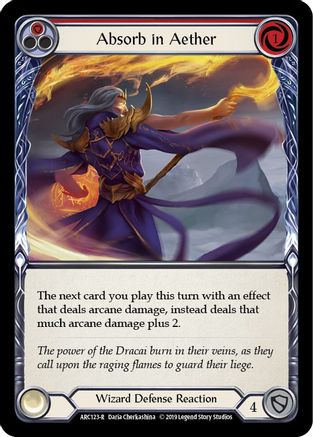 Absorb in Aether (Red) (ARC123) (1st Edition) - Arcane Rising