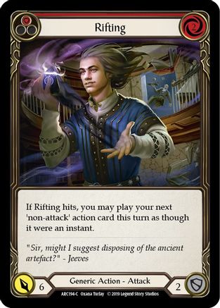 Rifting (Red) (ARC194) (Unlimited Edition) Rainbow Foil - Arcane Rising