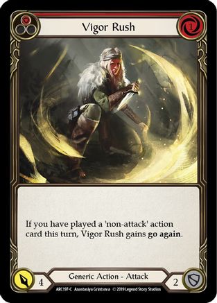 Vigor Rush (Red) (ARC197) (Unlimited Edition) - Arcane Rising