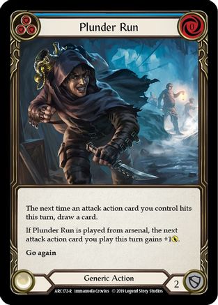 Plunder Run (Blue) (ARC172) (Unlimited Edition) - Arcane Rising