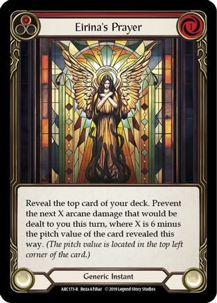 Eirina's Prayer (Red) (ARC173) (Unlimited Edition) - Arcane Rising