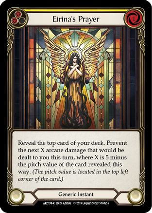 Eirina's Prayer (Yellow) (ARC174) (1st Edition) - Arcane Rising