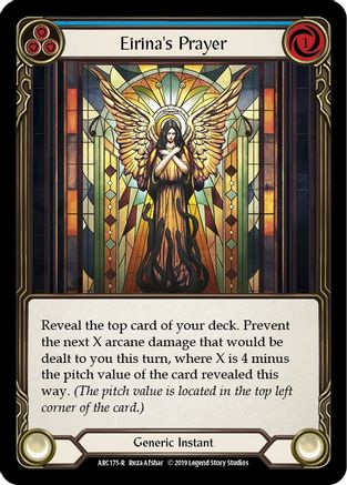 Eirina's Prayer (Blue) (ARC175) (Unlimited Edition) - Arcane Rising