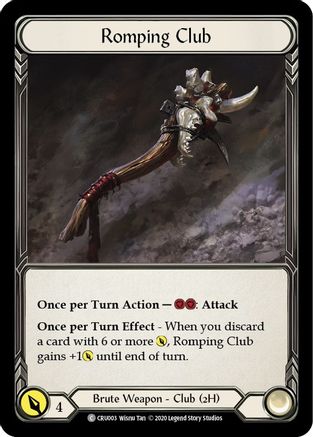Romping Club (CRU003) (Unlimited Edition) Rainbow Foil - Crucible of War