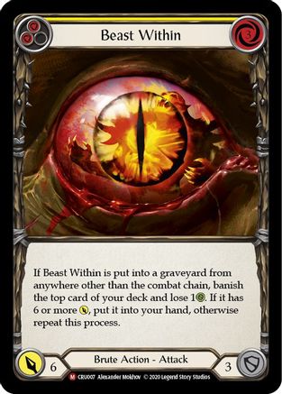 Beast Within (CRU007) (1st Edition) - Crucible of War