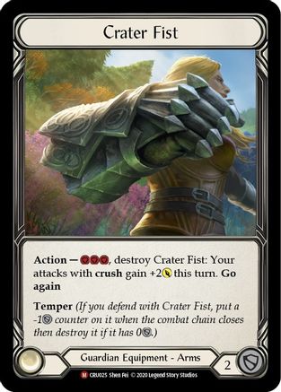 Crater Fist 1st Edition  (CRU025) - Crucible of War | Silver Goblin