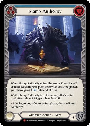 Stamp Authority (CRU028) (1st Edition) - Crucible of War