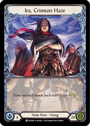 Ira, Crimson Haze (CRU046) (Unlimited Edition) Rainbow Foil - Crucible of War