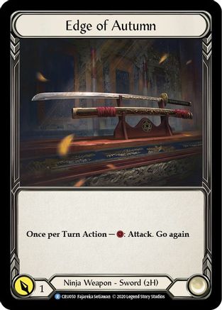 Edge of Autumn (CRU050) (1st Edition) Cold Foil - Crucible of War