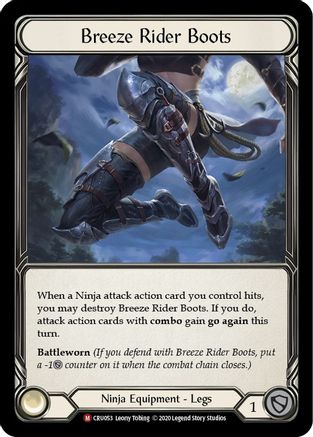 Breeze Rider Boots (CRU053) (1st Edition) - Crucible of War
