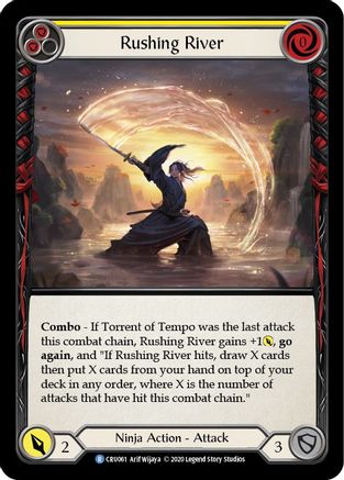 Rushing River (Yellow) (CRU061) (Unlimited Edition) - Crucible of War