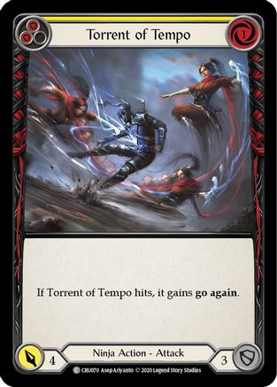 Torrent of Tempo (Yellow) (CRU070) (Unlimited Edition) - Crucible of War
