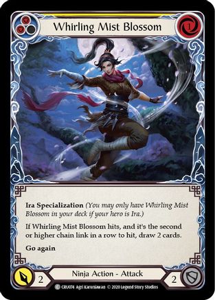 Whirling Mist Blossom (CRU074) (1st Edition) - Crucible of War
