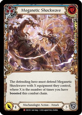 Meganetic Shockwave (CRU103) Unlimited Edition  - Crucible of War