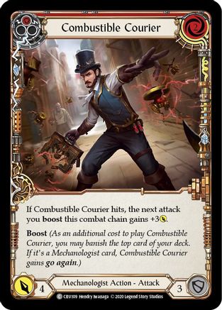 Combustible Courier (Red) (CRU109) (1st Edition) - Crucible of War