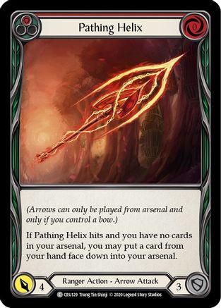 Pathing Helix (Red) (CRU129) (1st Edition) - Crucible of War