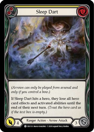 Sleep Dart (Yellow) Unlimited Edition  (CRU133) - Crucible of War