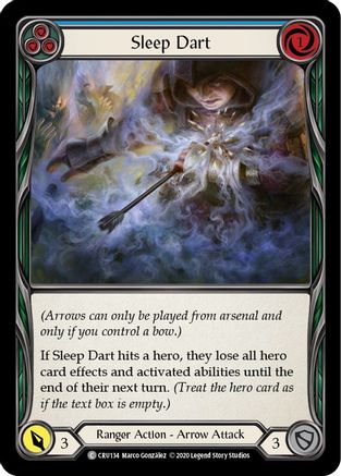 Sleep Dart (Blue) (CRU134) (Unlimited Edition) Rainbow Foil - Crucible of War
