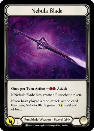 Nebula Blade (CRU139) (1st Edition) - Crucible of War