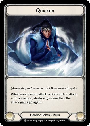 Quicken (CRU196) (Unlimited Edition) Rainbow Foil - Crucible of War