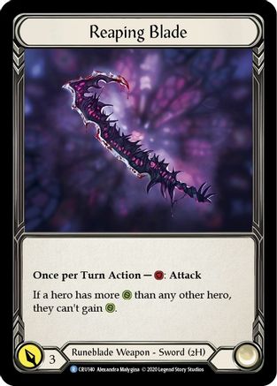 Reaping Blade (CRU140) (Unlimited Edition) - Crucible of War