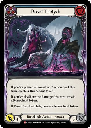 Dread Triptych (CRU142) (Unlimited Edition) Rainbow Foil - Crucible of War
